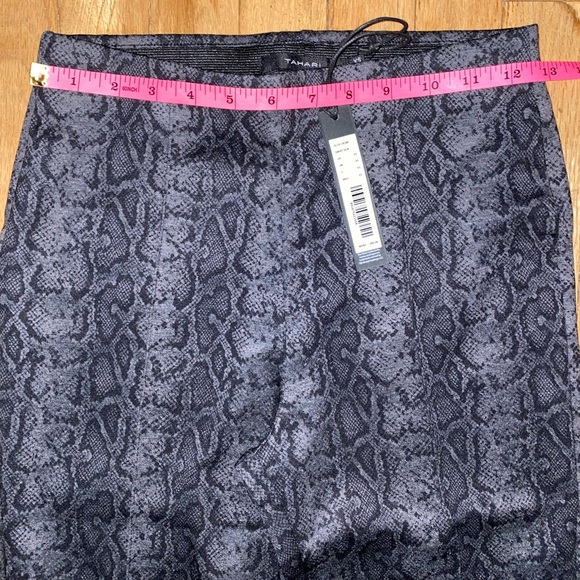 Tahari High Rise Snake Print Skinny Dress Leggings - Picture 5 of 9